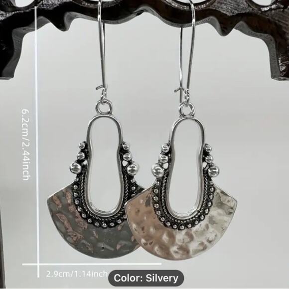 Handmade Bohemian Tribal Earrings - Picture 2 of 6